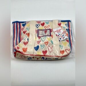 NWT Brighton Red White and You Mini Tote Crossbody Purse Sparkle and Shine LOVE